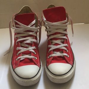 CONVERSE ALL STAR Red Chuck Taylor Mens US Size 10